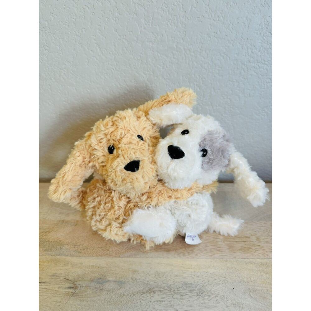 Warmies 9” Puppy Hugs Plush Stuffed Animals Weighted And Microwaveable